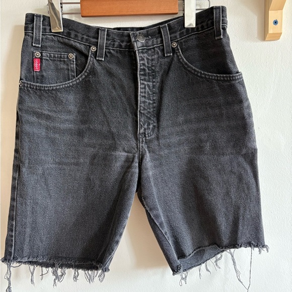Vintage Cobra High-Waisted Black Denim Jorts – Size 30 - Picture 4 of 8